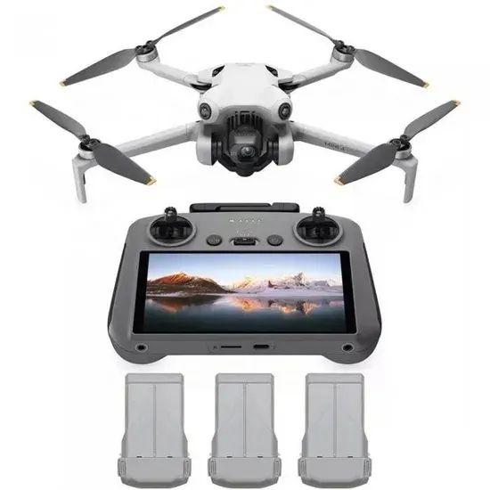 Drone DJI Mini 4 Pro Fly More Combo Plus Com Tela 4K Novo Lacrado
