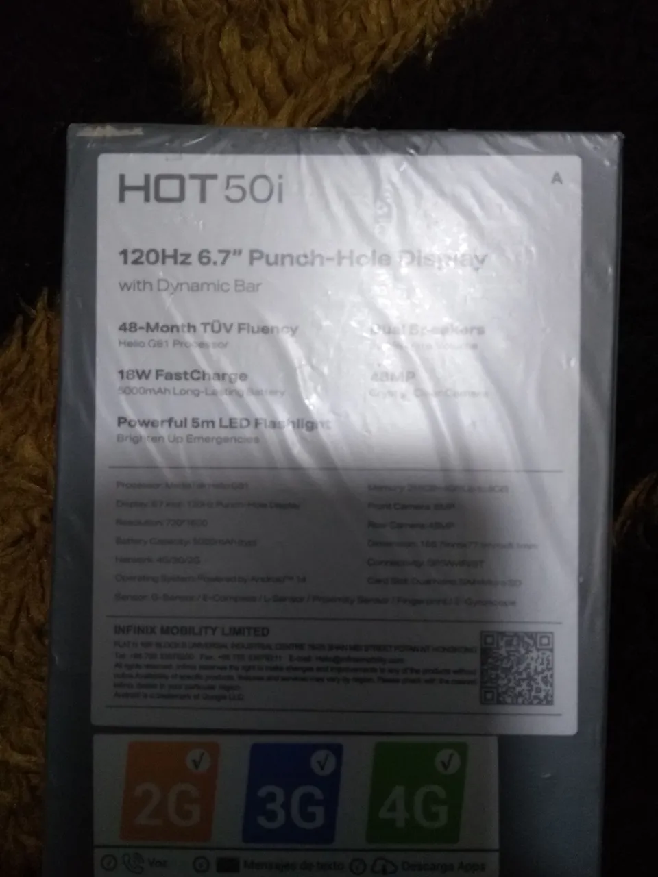 Infinix Hot 50i série Free Fire