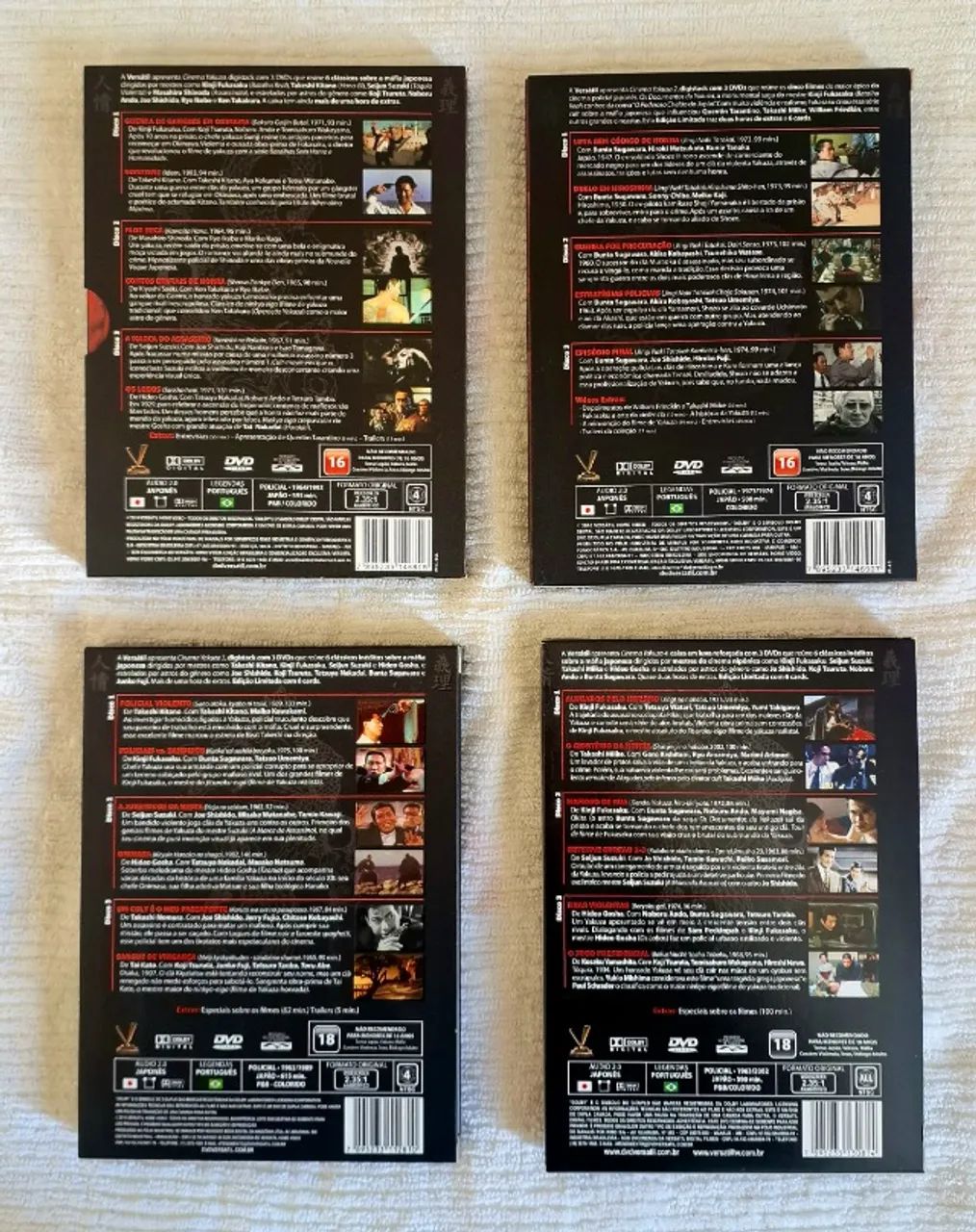 Coleção DVD Cinema Yakuza - Volumes 1 ao 4 - Foto 4