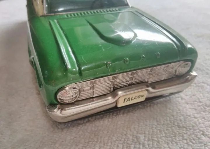 Raro Carrinho de Lata Ford Falcon Bandai Japan - Foto 3