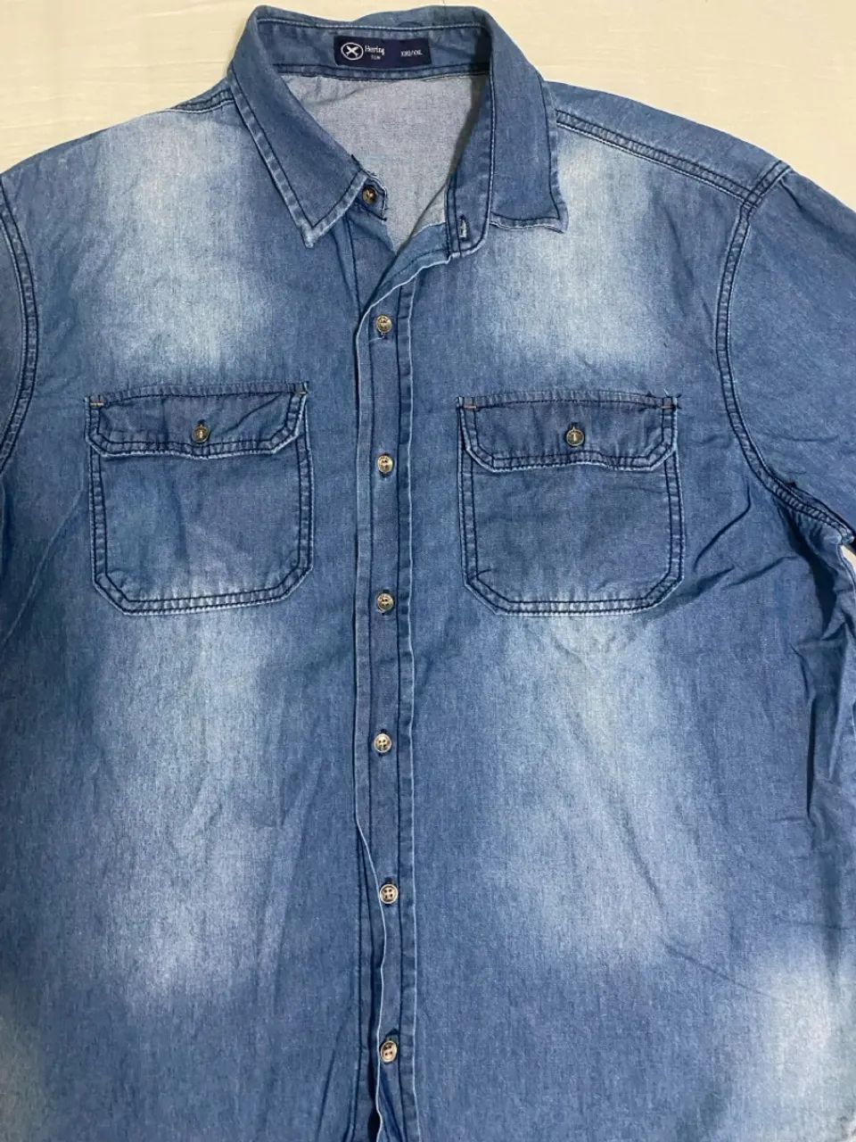 Camisa Jeans Masculina Hering
