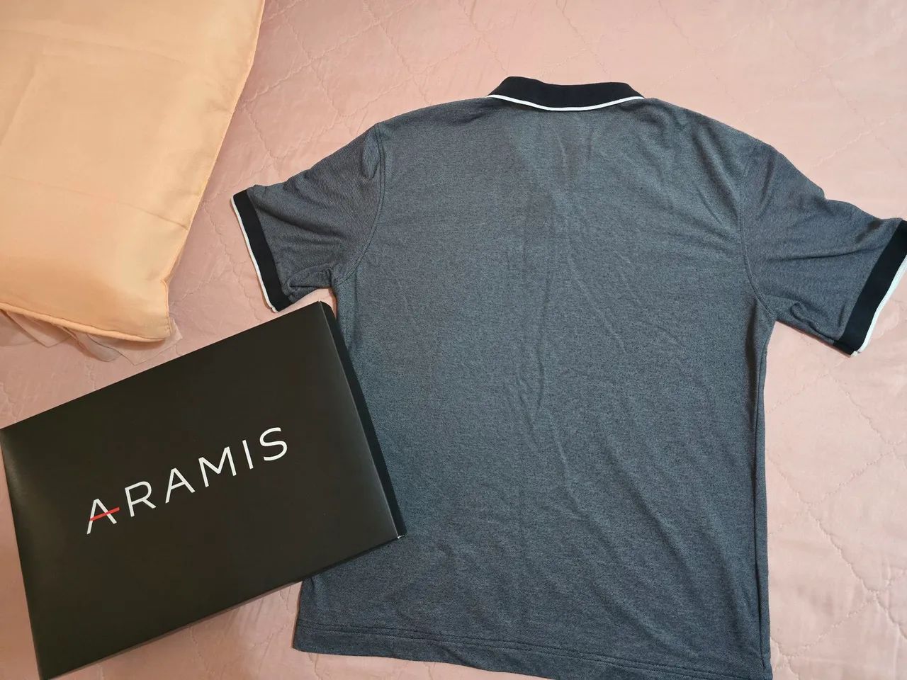 Camiseta Polo Aramis Cinza  - Foto 2
