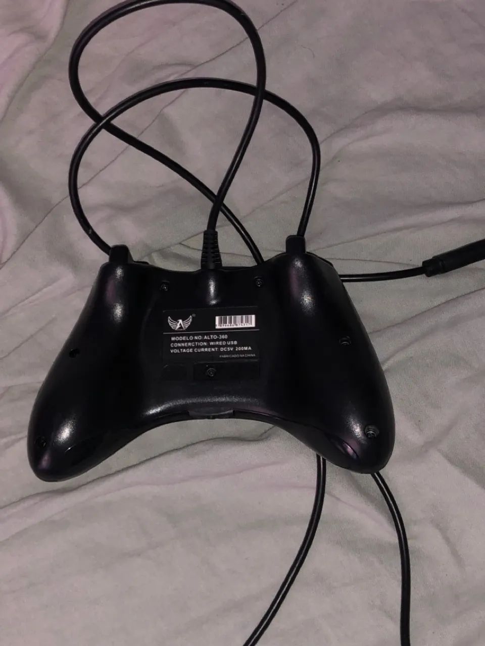 Controle Xbox 360 com cabo  - Foto 2