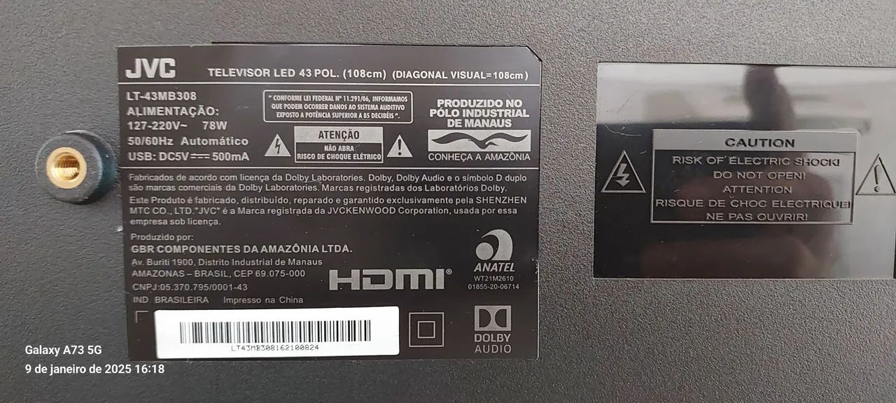 Tvs jvc e samsung para retirada de peças - Foto 6