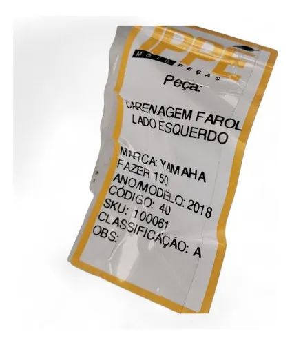 Carenagem Farol Lado Esquerdo Yamaha Fazer 150 2018 - Foto 5