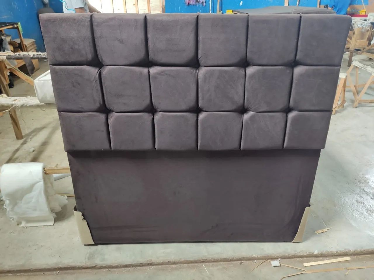 Cabeceira slim casal várias opções de cores - Foto 2