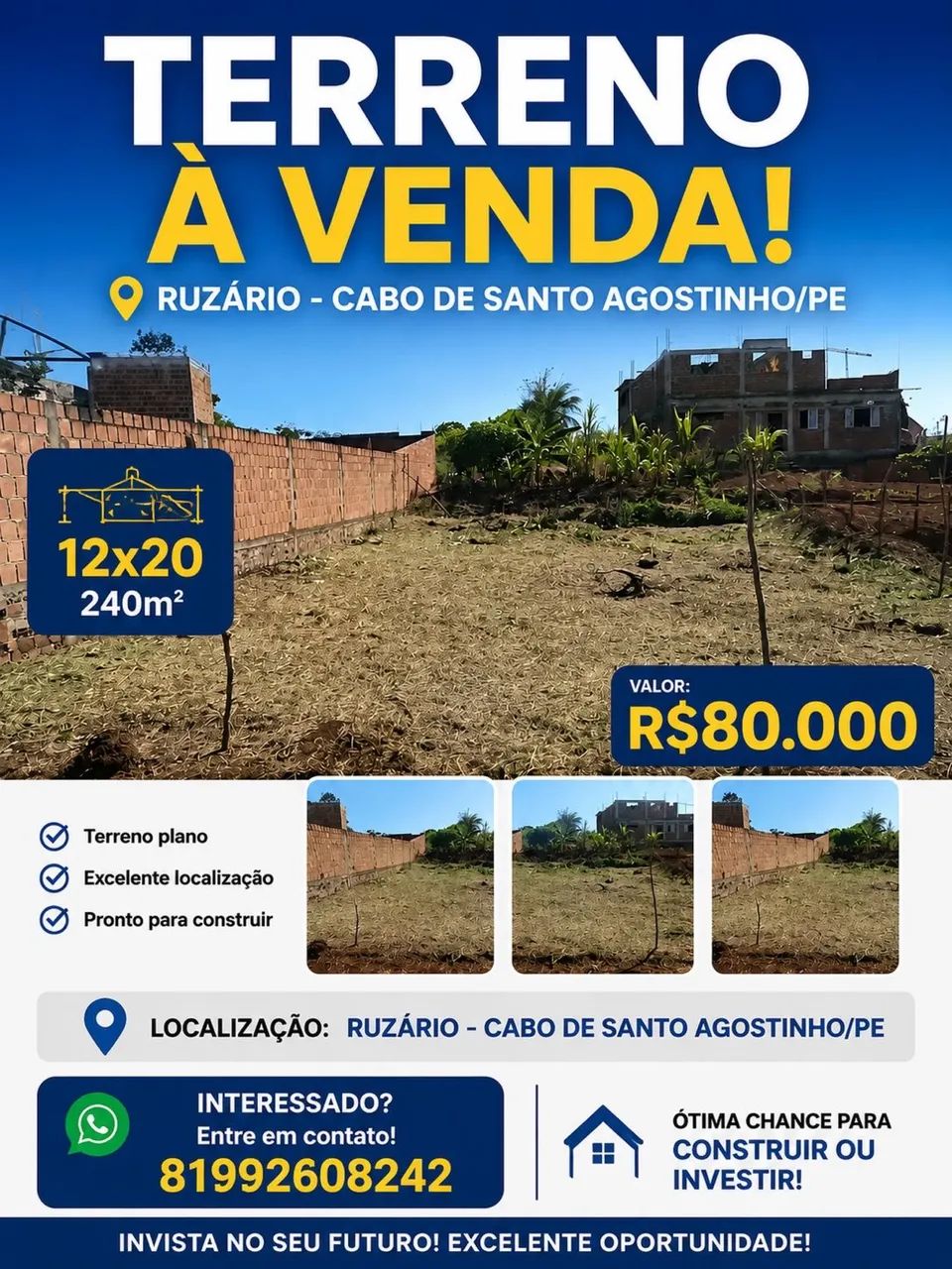 Vende se esse Terreno 