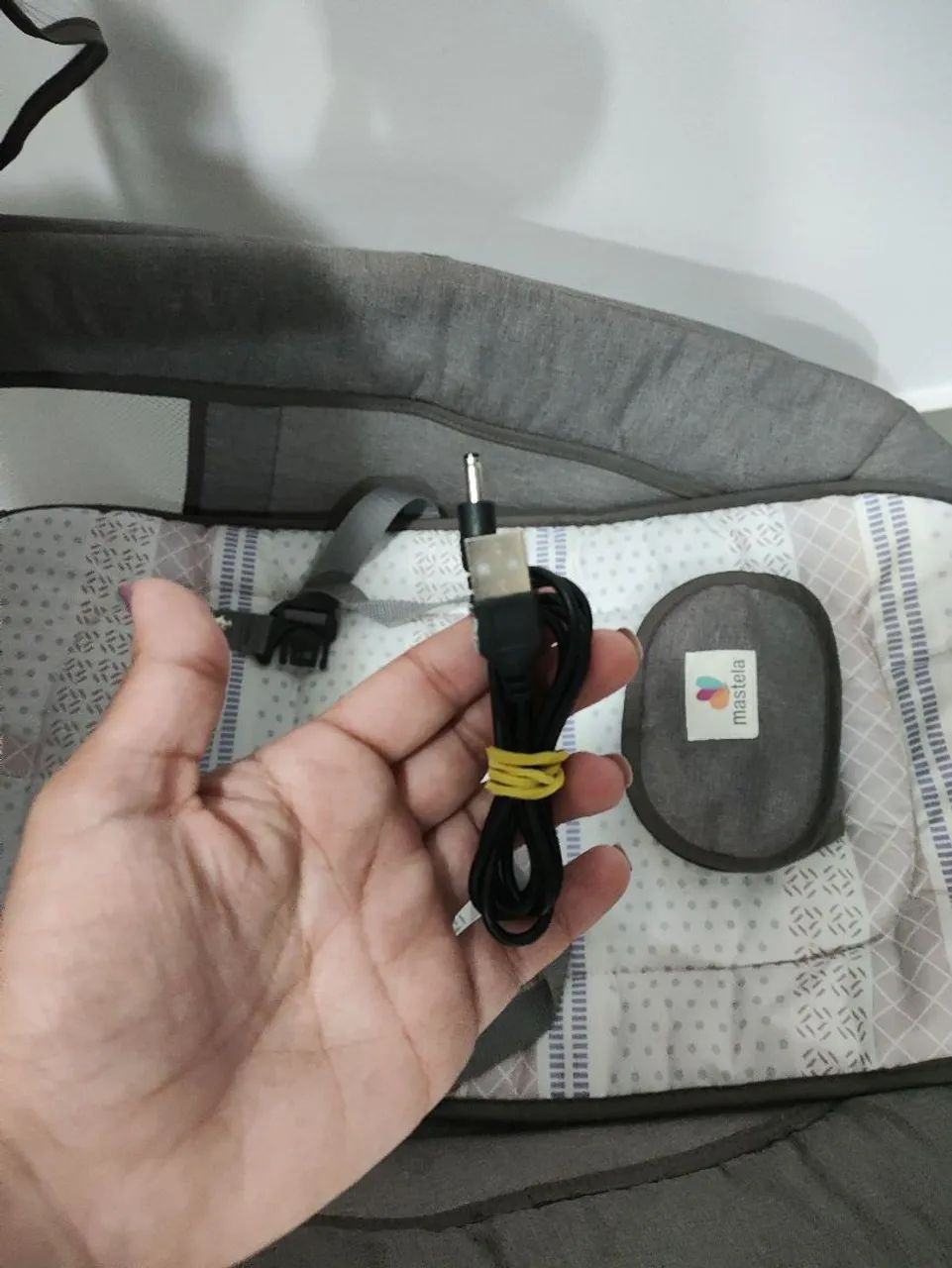 Cadeira de bebê elétrica automática de balanço - Foto 4