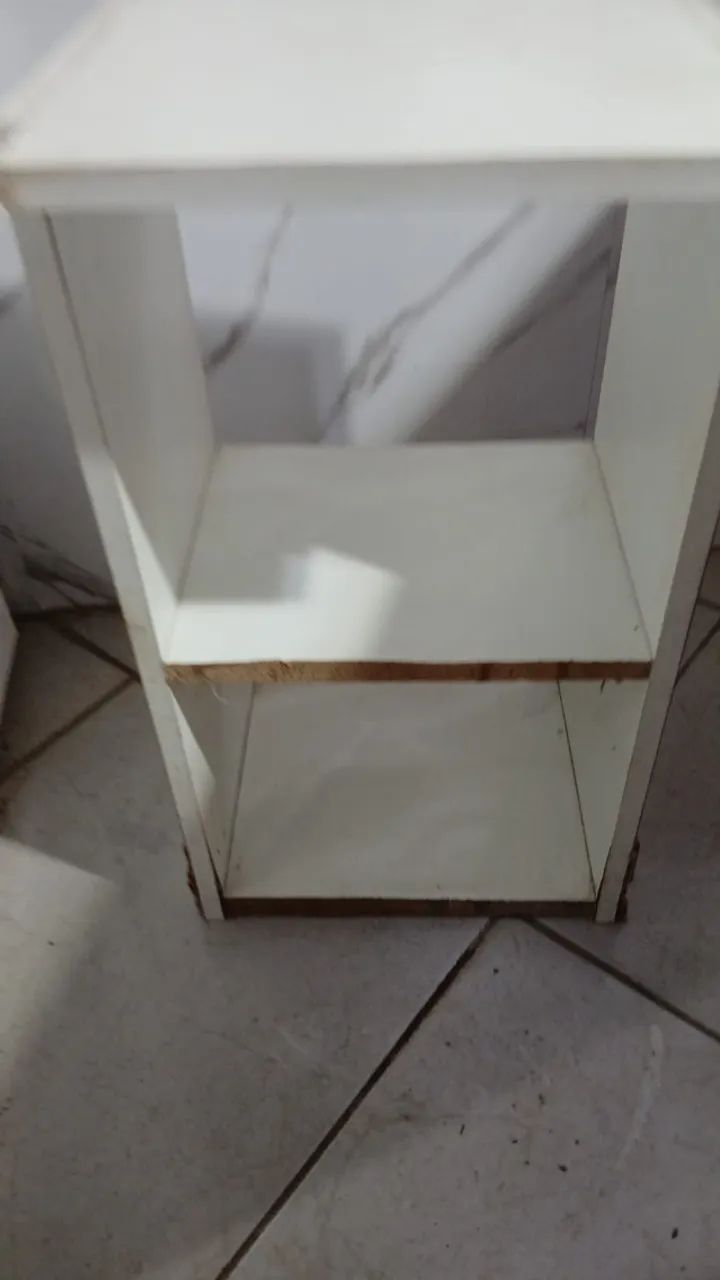 Nicho Multiuso Branco em MDF - 2 Prateleiras