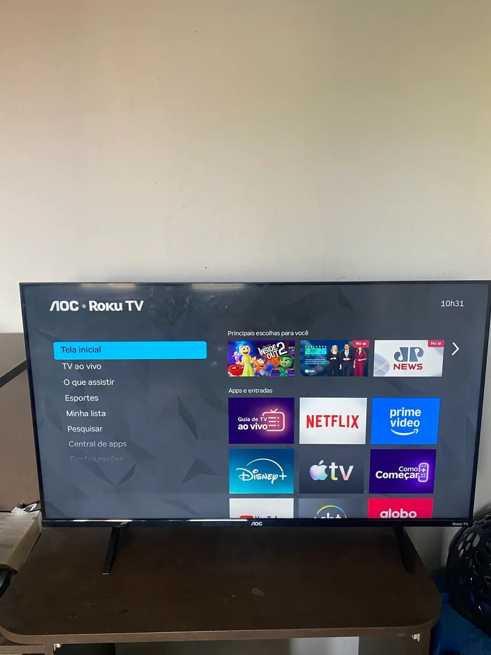 TV 43 polegadas AOC ROKU