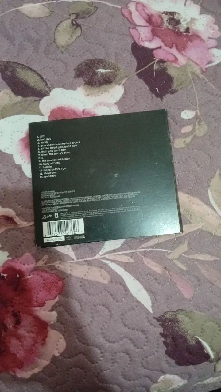 CD Billie Eilish - When We All Fall Asleep, Where Do We Go? - Foto 3