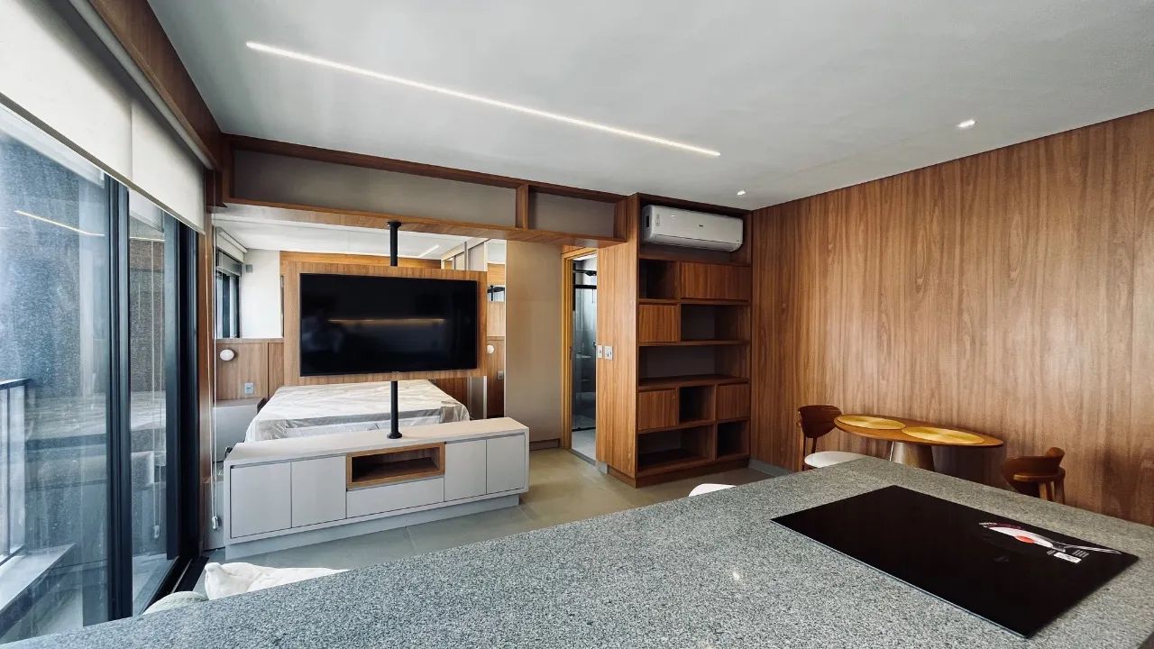 Apartamento Mobiliado 41m² no Setor Oeste | 1 Quarto - Foto 4