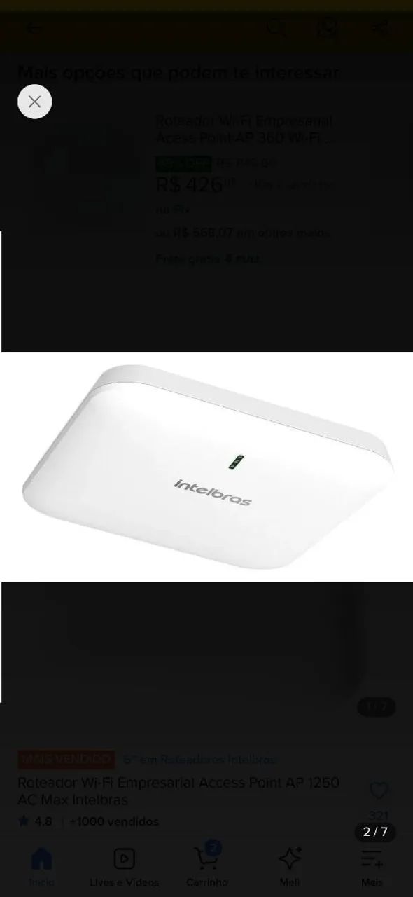 Roteador intelbras 1250 ac Max  - Foto 4