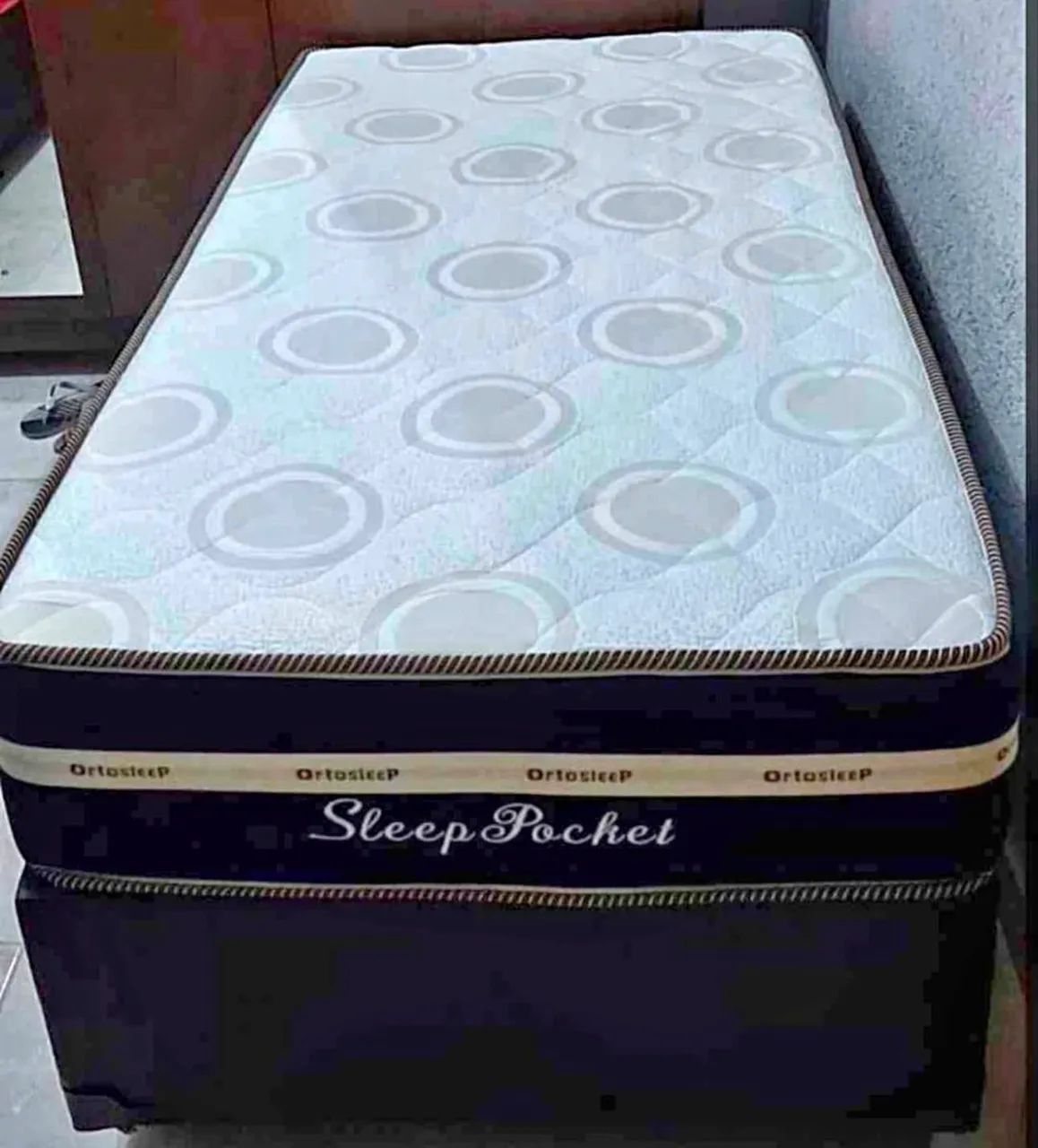 Cama box molas ensacadas solteiro pronto entrega 