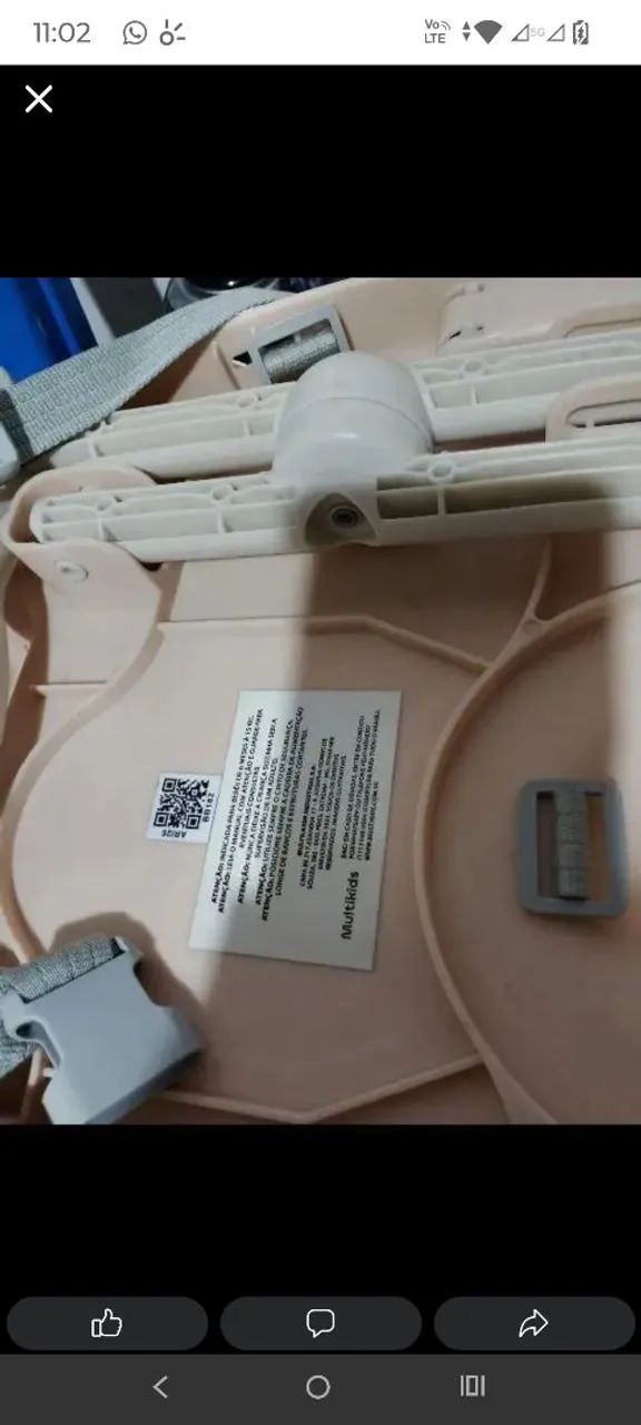 Cadeirinha de alimentação nunca usada - Foto 5