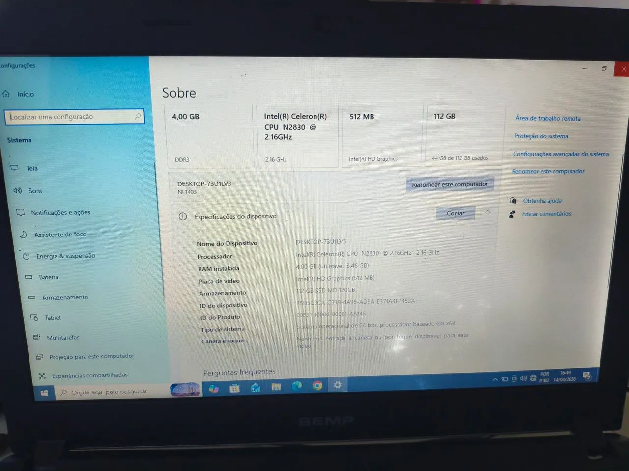 Vendo ou troco notebook por algo do meu interesse - Foto 5