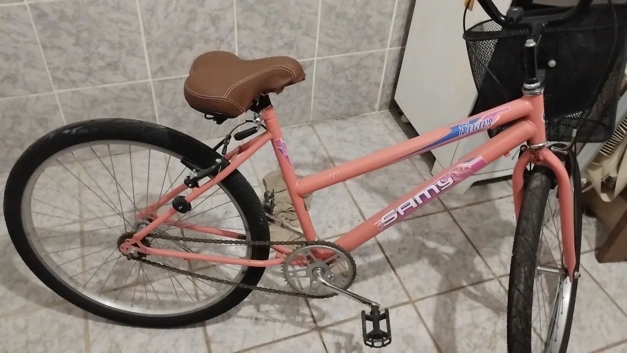 Bicicleta poti aro 26 rosa samon  - Foto 3