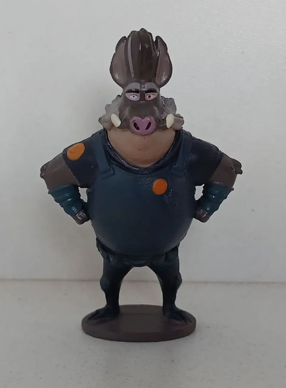 BONECO MINIATURA JAVALI ZOOTOPIA OFICIAL FERN