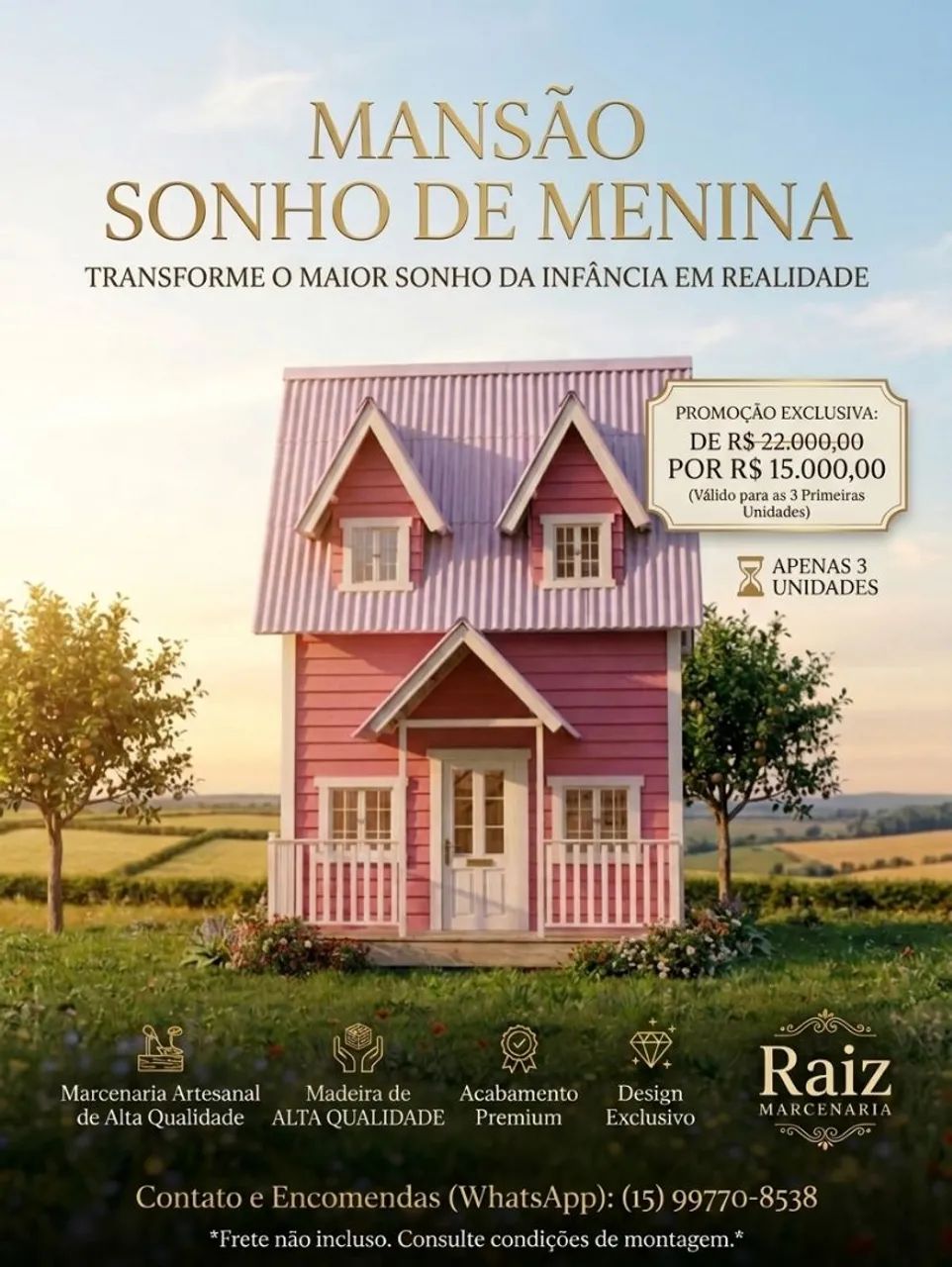Casinha de Boneca Sonho de Menina