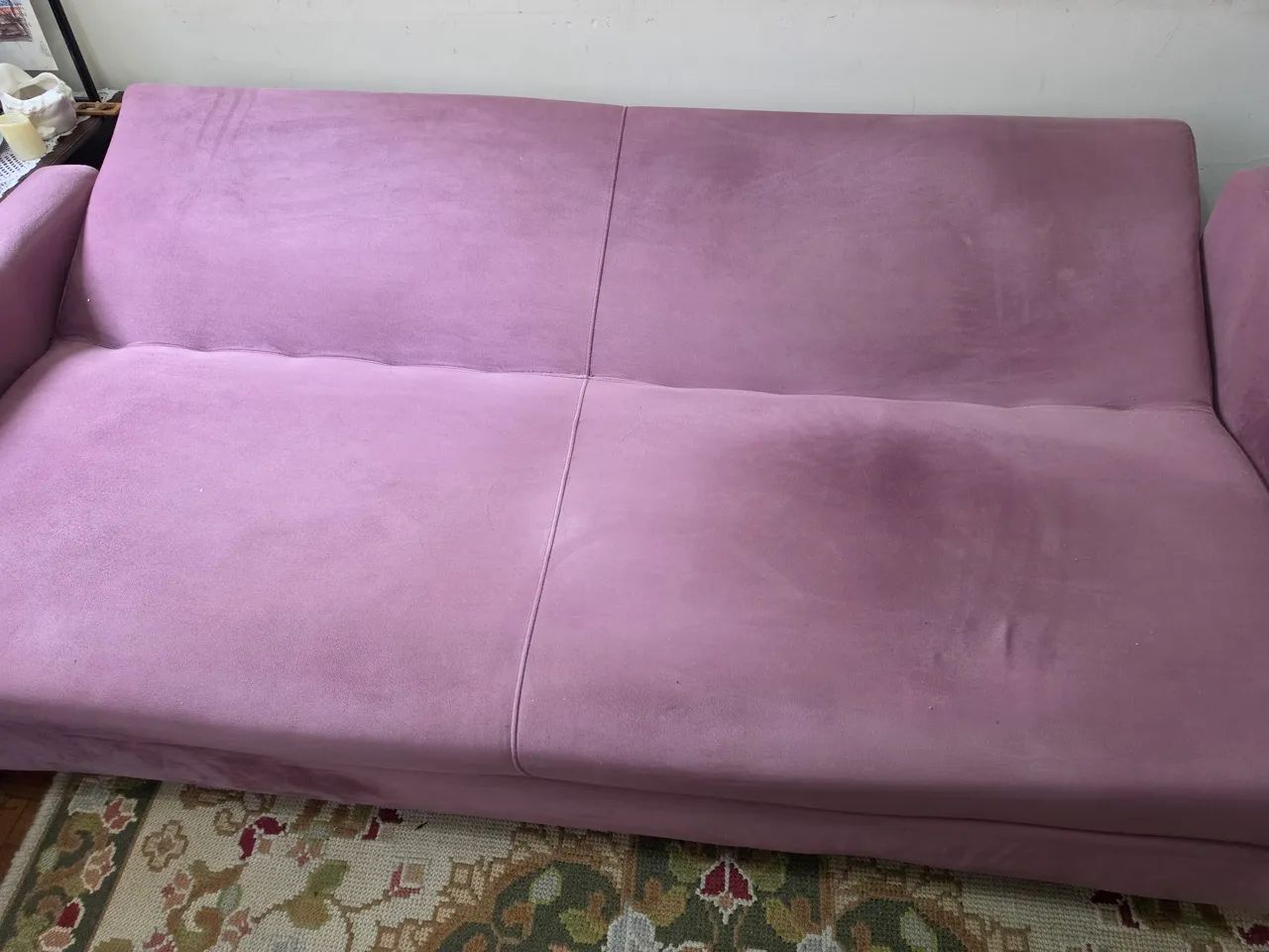 Sofa-cama bordô 1,80 (3 lugares) - Foto 3