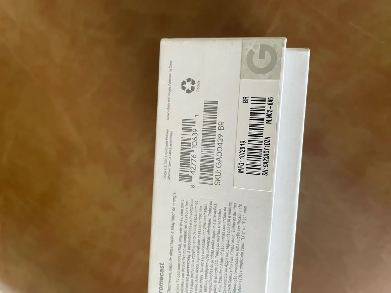 Google Chromecast 3ª Geração Original + Caixa - Foto 4
