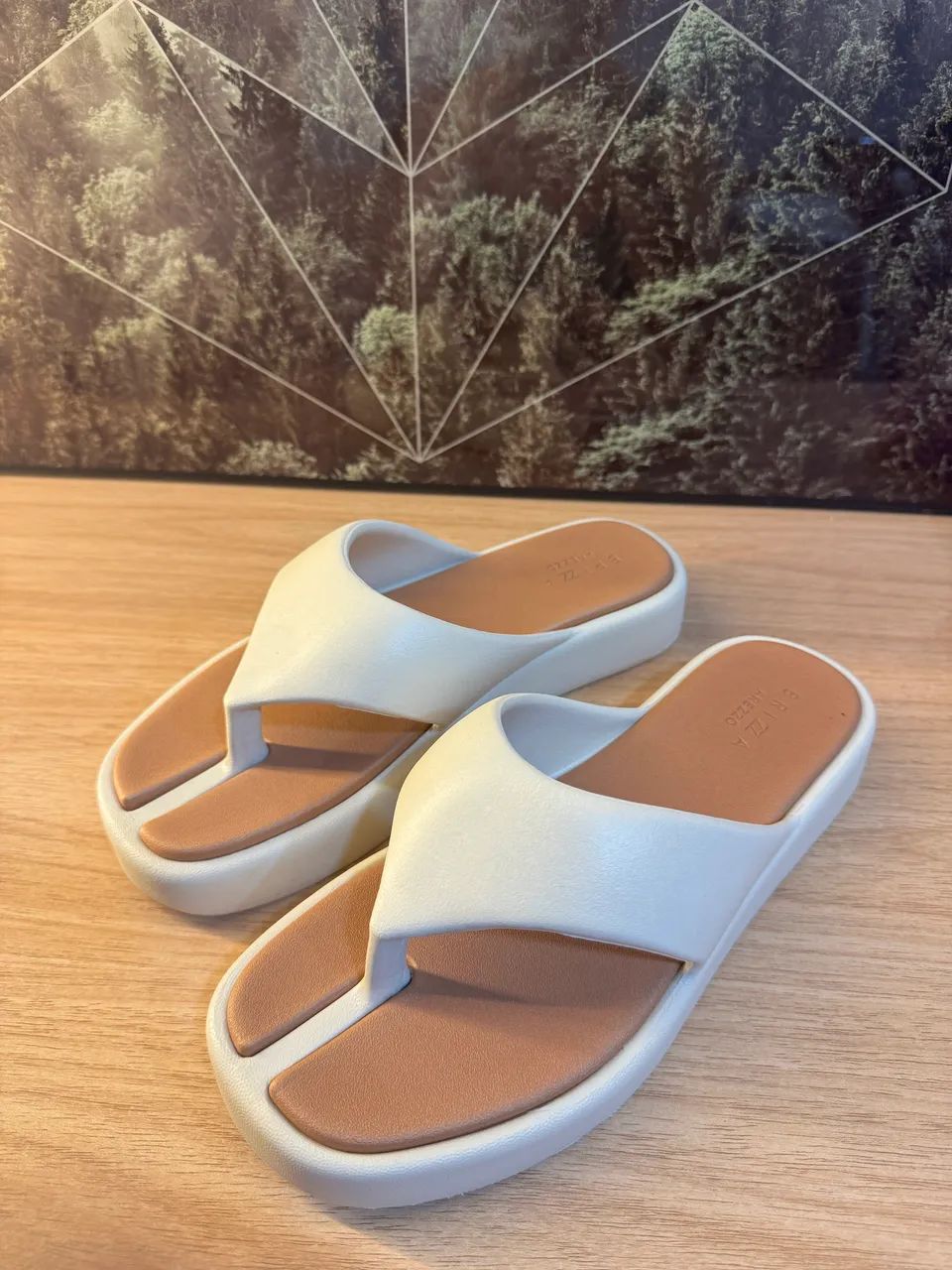 chinelo arezzo panacota 37 nunca usado - Foto 4