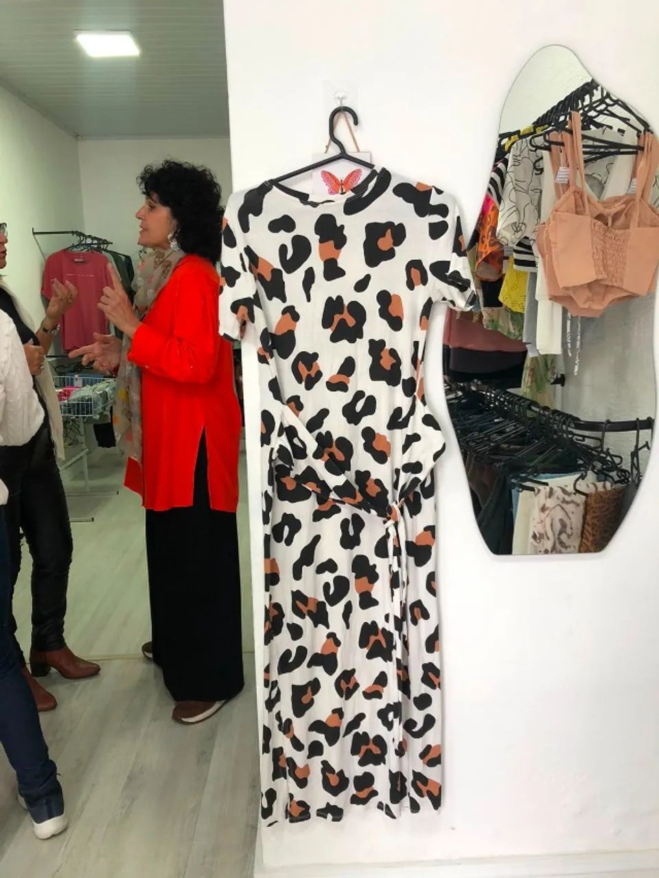 Vestido Midi Onça