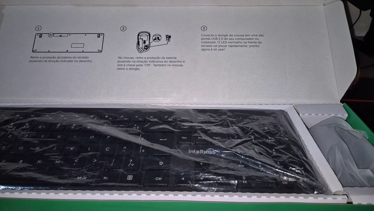 Kit Teclado e mouse Intelbras CSI50
