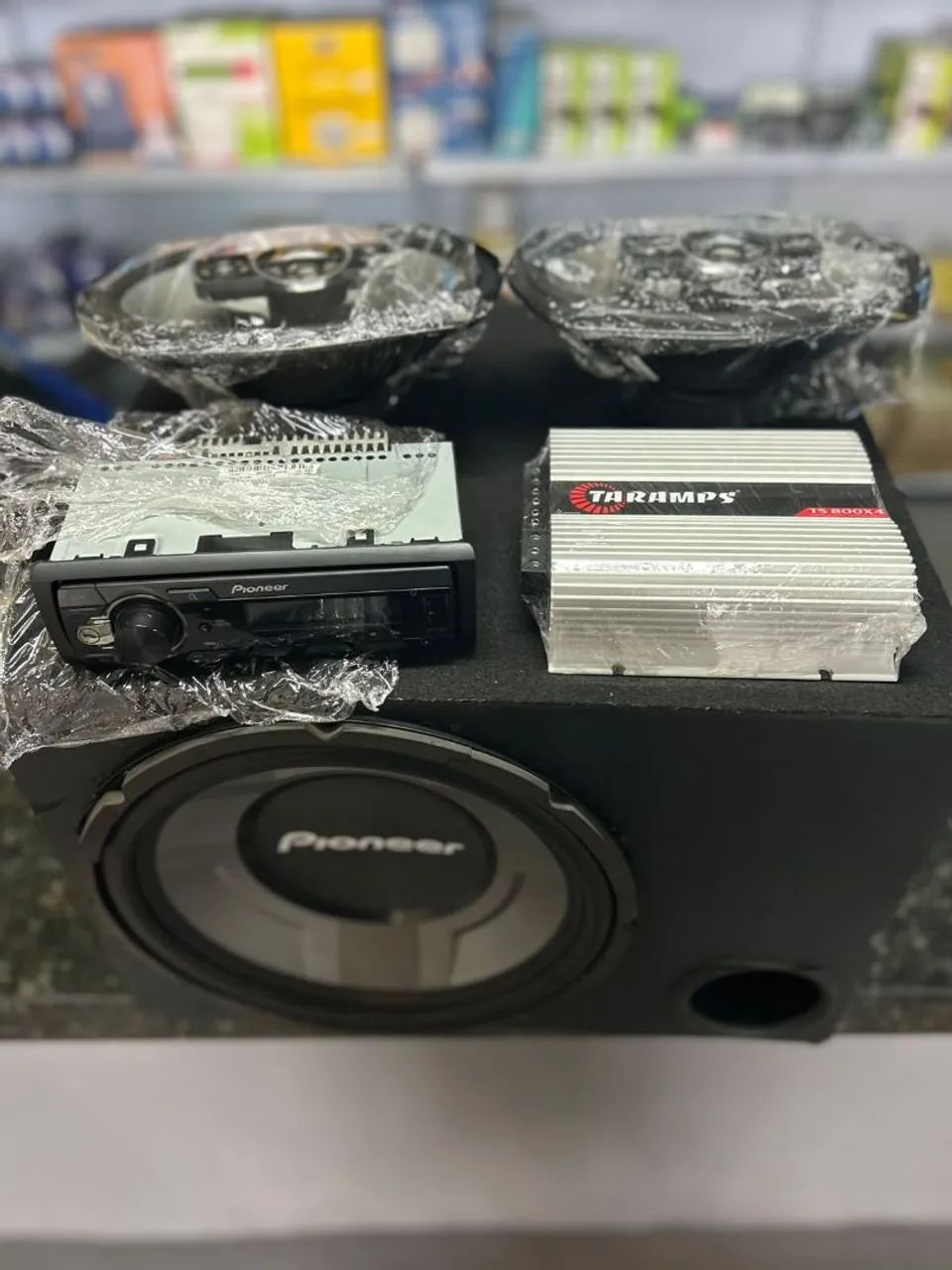 Kit Som Automotivo básico 