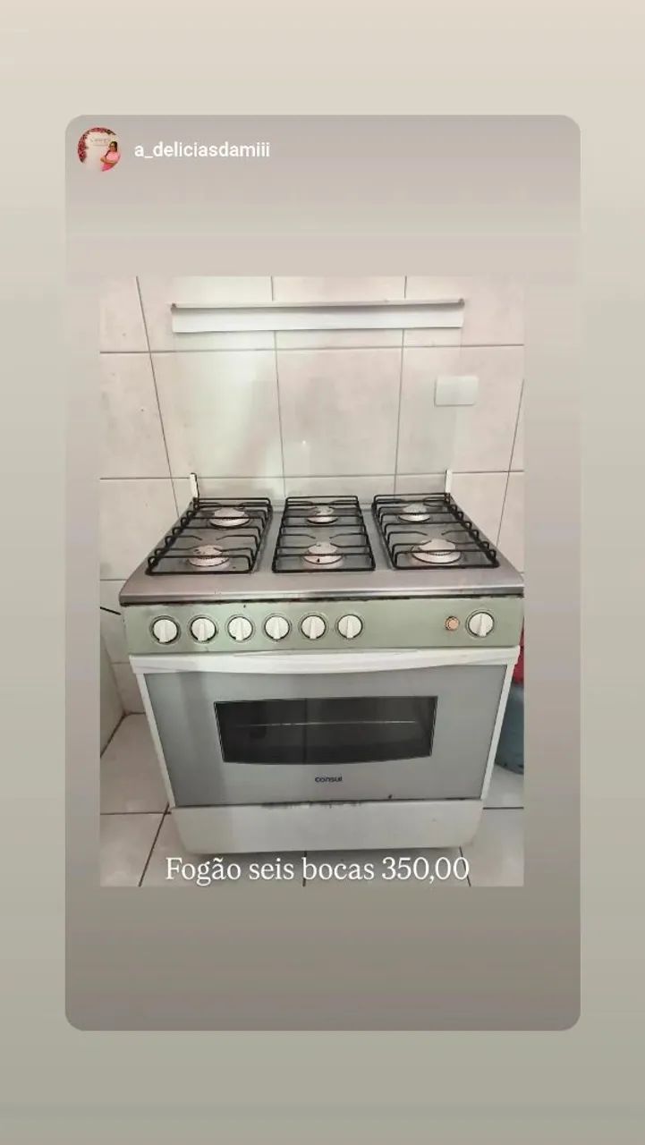 Fogão 6 bocas 