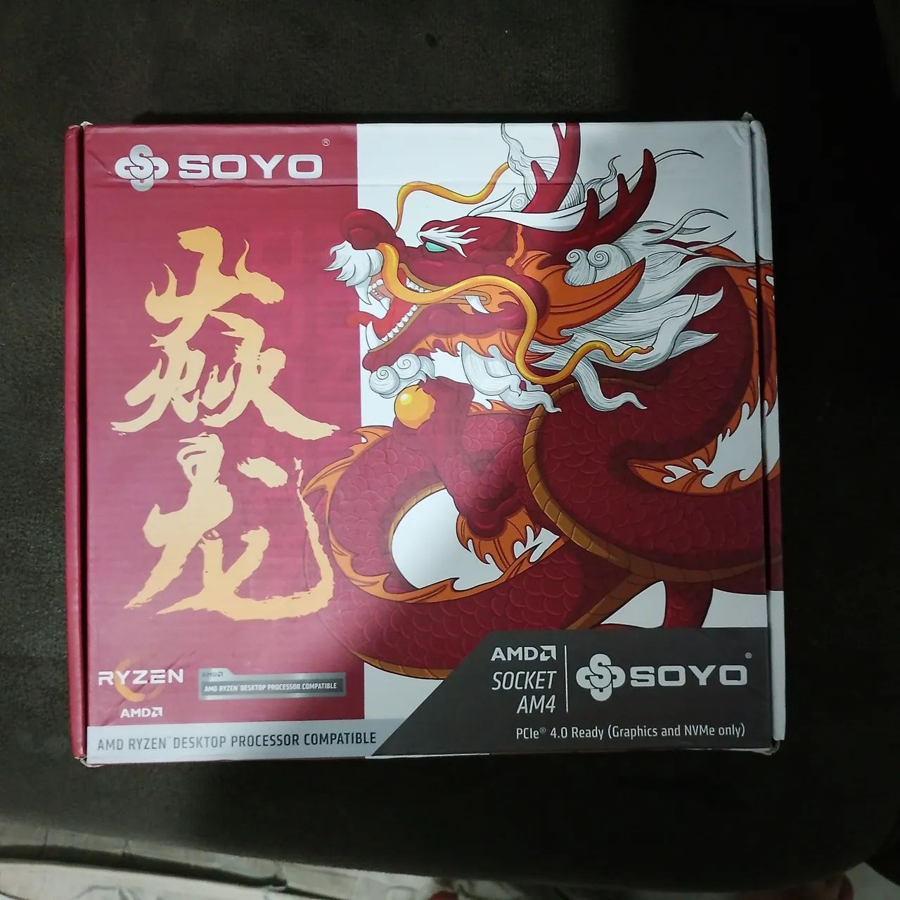 Placa mãe soyo B550m branca