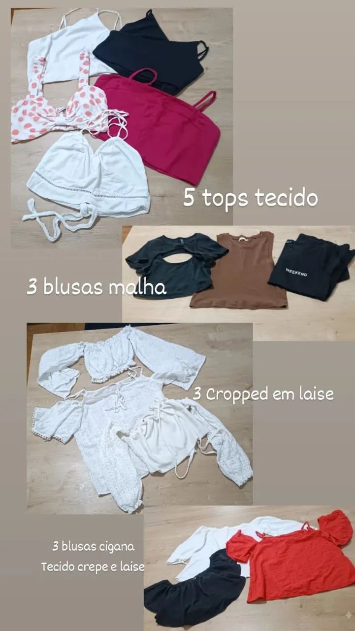 Kit 35 peças para brechó  - Foto 2