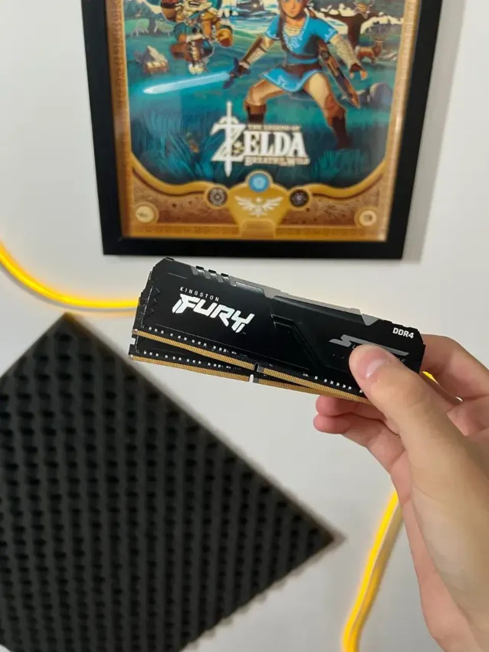 MEMÓRIA RAM DDR4 16GB RGB (2x8) 3200MHZ (OLXPAY) - Foto 4