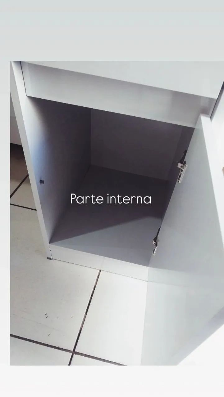 Mesa de estudos Nova 1 porta + 1 gaveta - Foto 3
