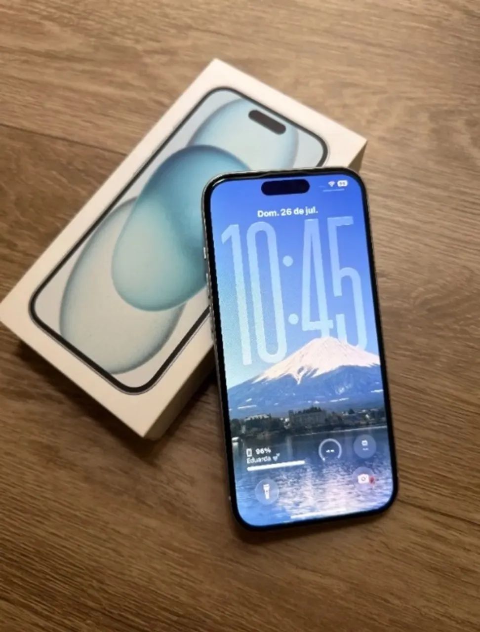 iphone 15 128GB Azul - Foto 4