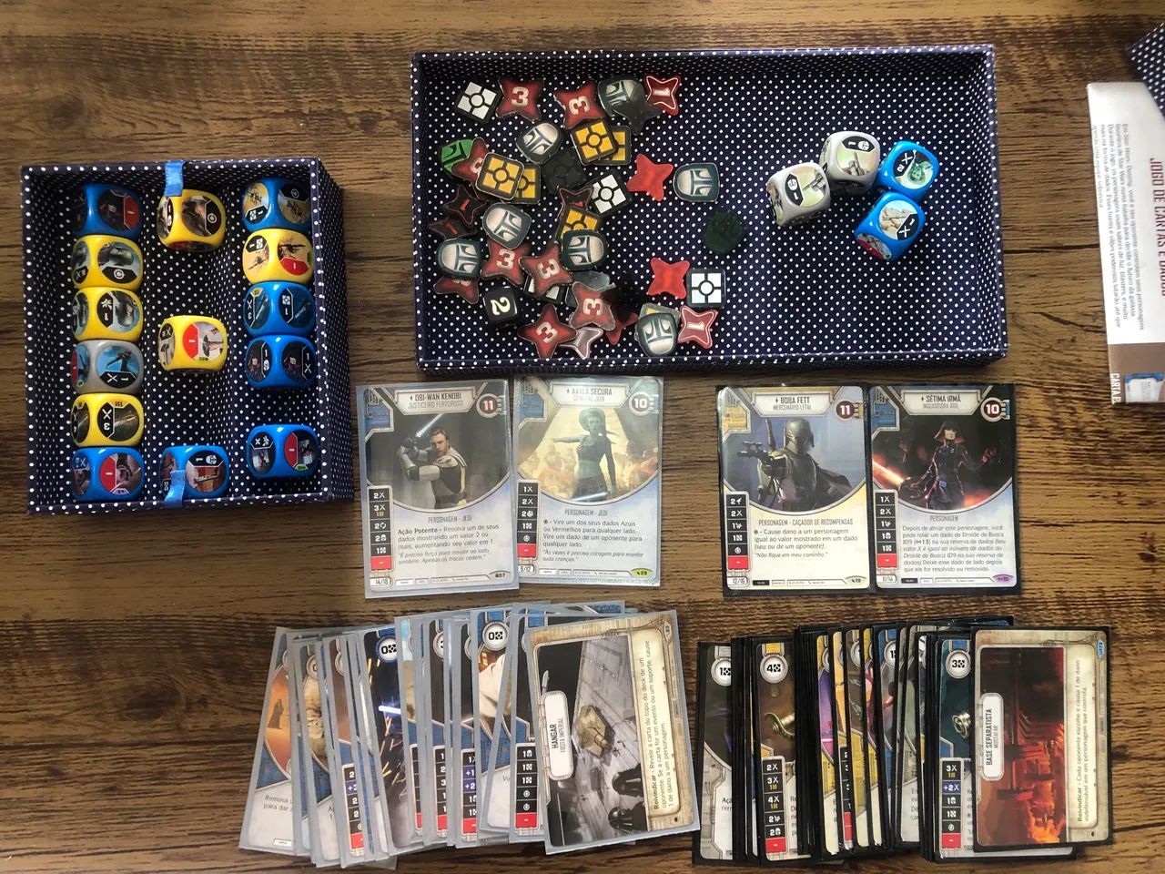 Star Wars Destiny. Jogo de cartas.