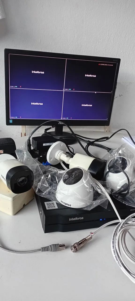 Dvr intelbras de 04 câmeras  - Foto 3