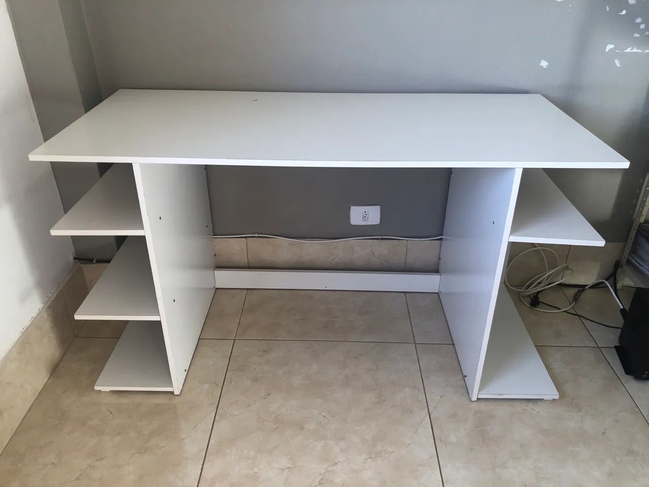 Escrivaninha MDF Branca