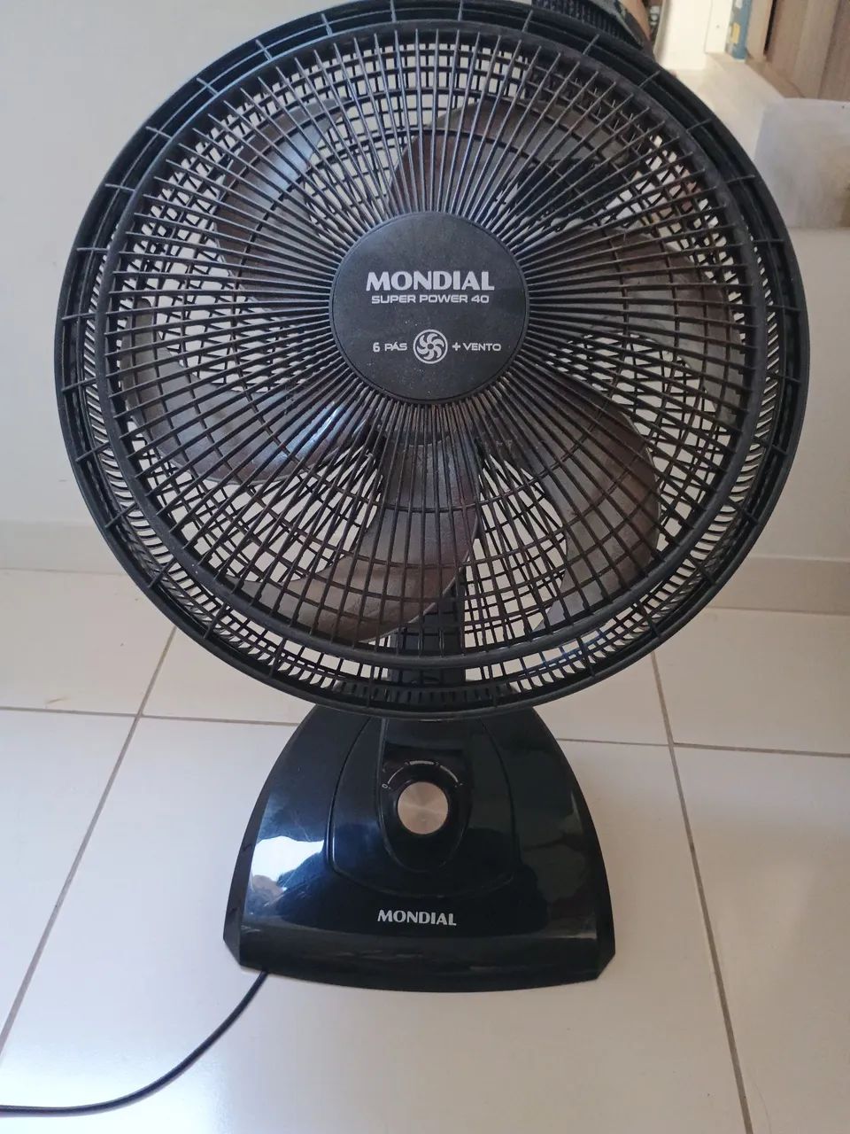 Ventilador Mondial com defeito 