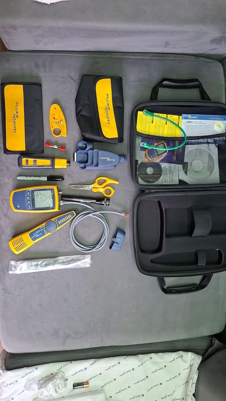 Fluke Networks MicroScanner2 Kit Completo Original | Estado de Novo | IntelliTone Pro - Foto 2
