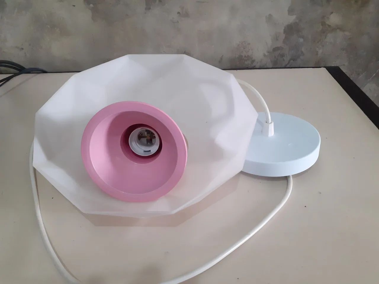 Pendente moderno rosa - Foto 2