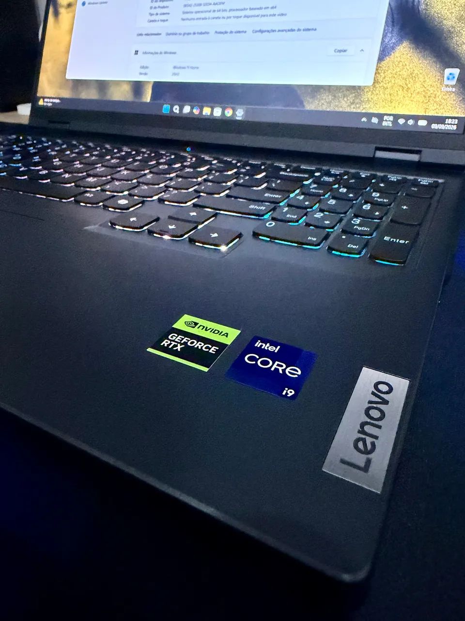Notebook Gamer Lenovo Legion Pro 5 core i9 - Foto 3