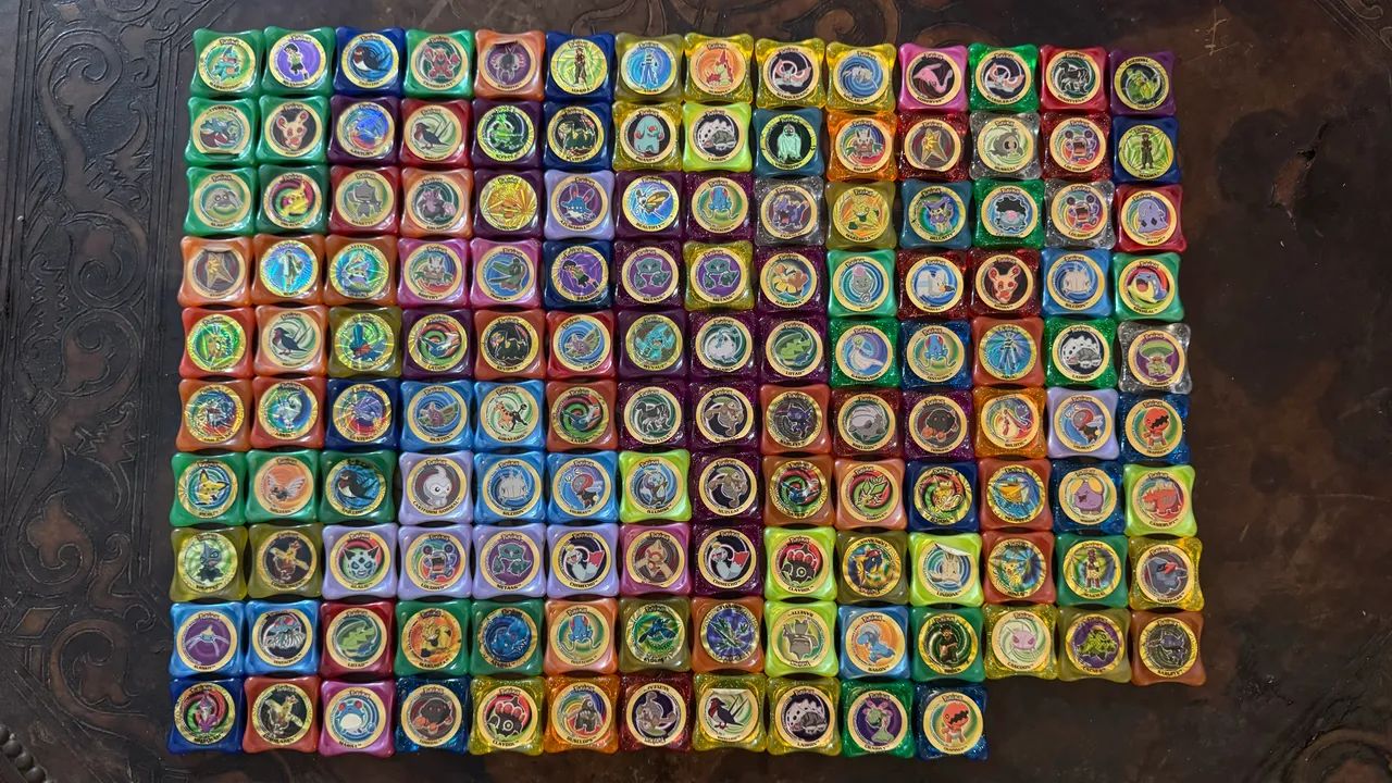 Tazos/pogs de Pokemon da laser waps  - Foto 2