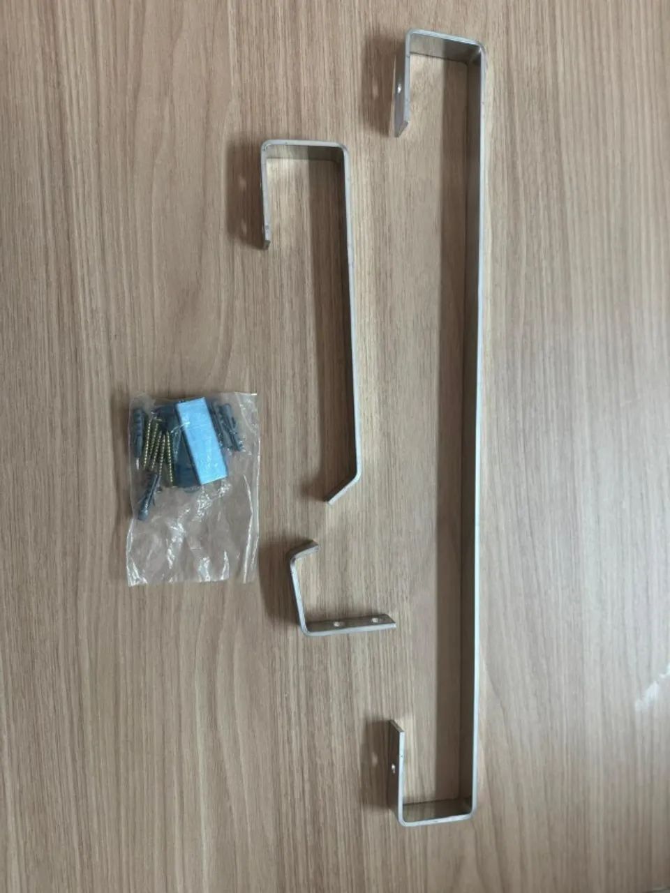 Kit de acessórios para banheiro em inox - 3 peças