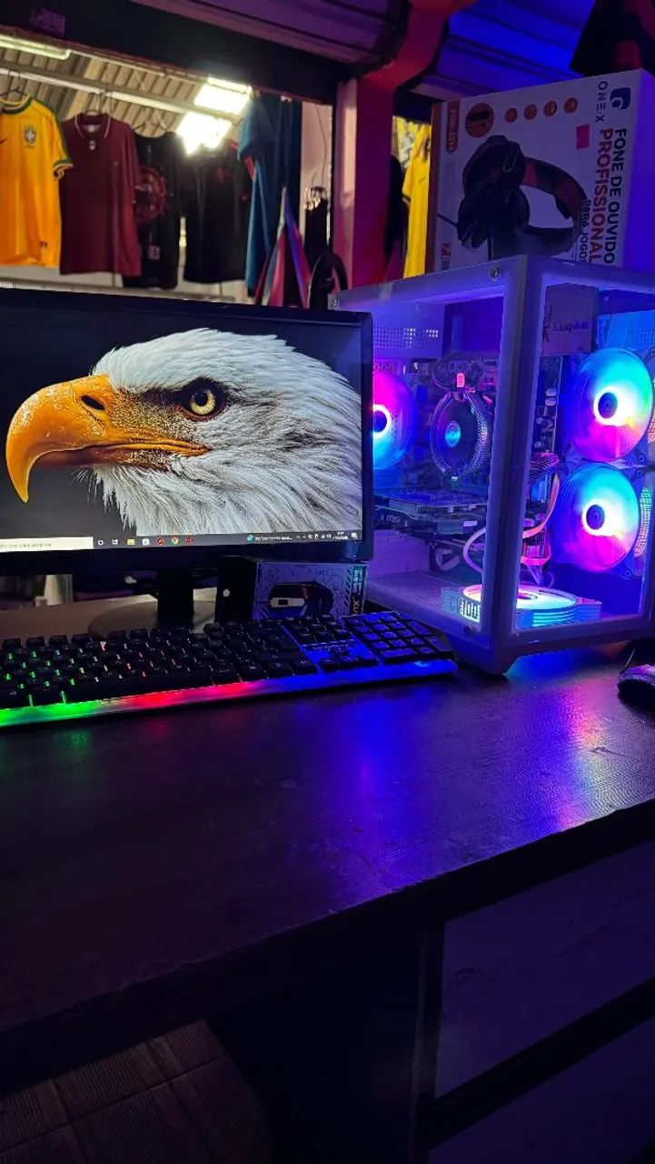 Computador Gamer completo i5 16 tela 22"gb  - Foto 3