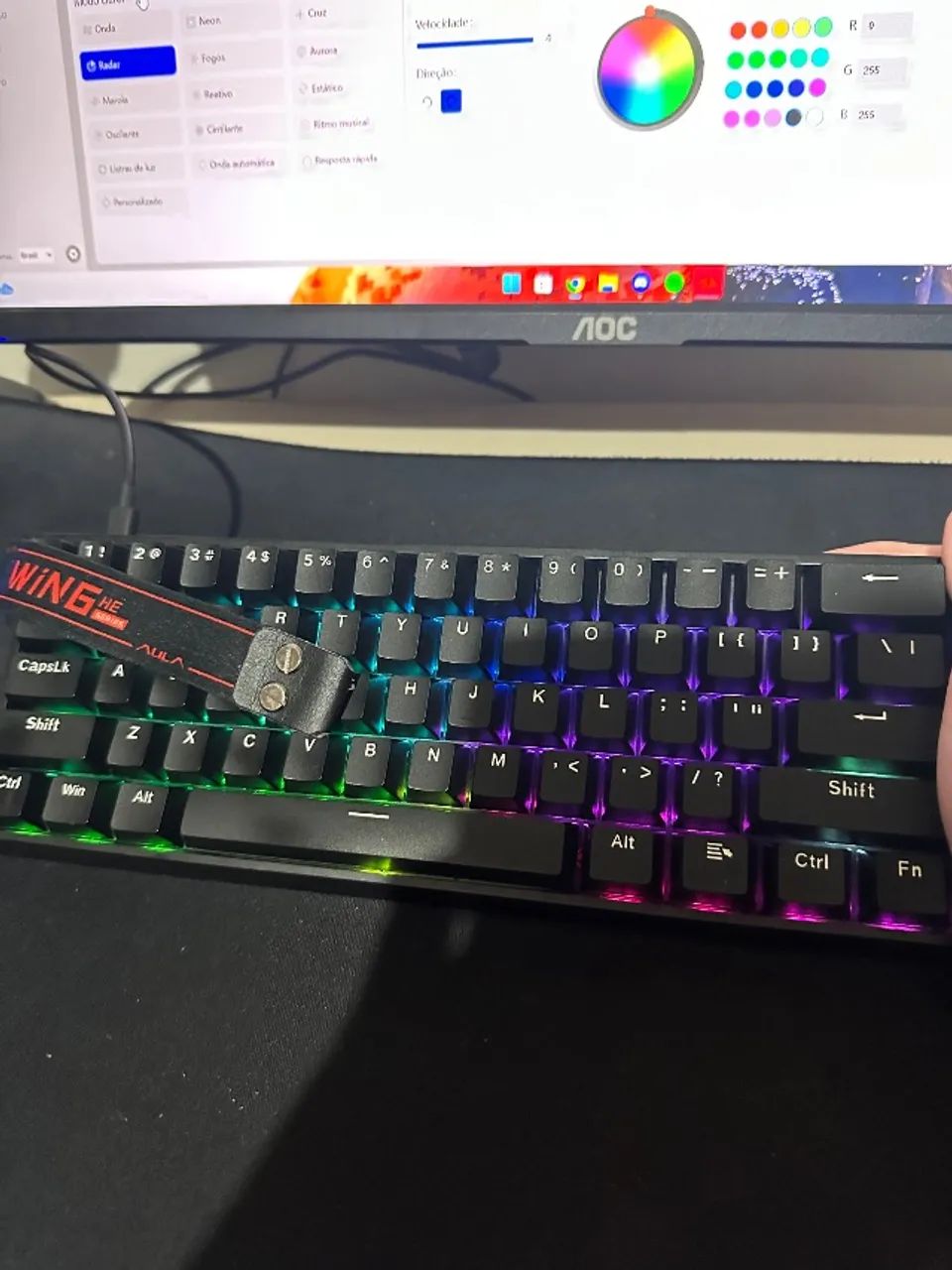 Teclado Magnético Aula Win 60 HE