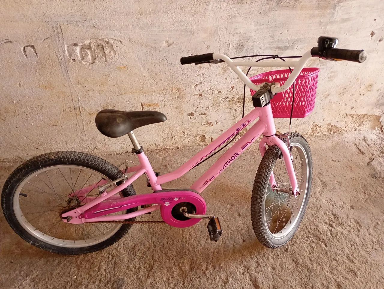 Bicicleta infantil aro 20 rosa