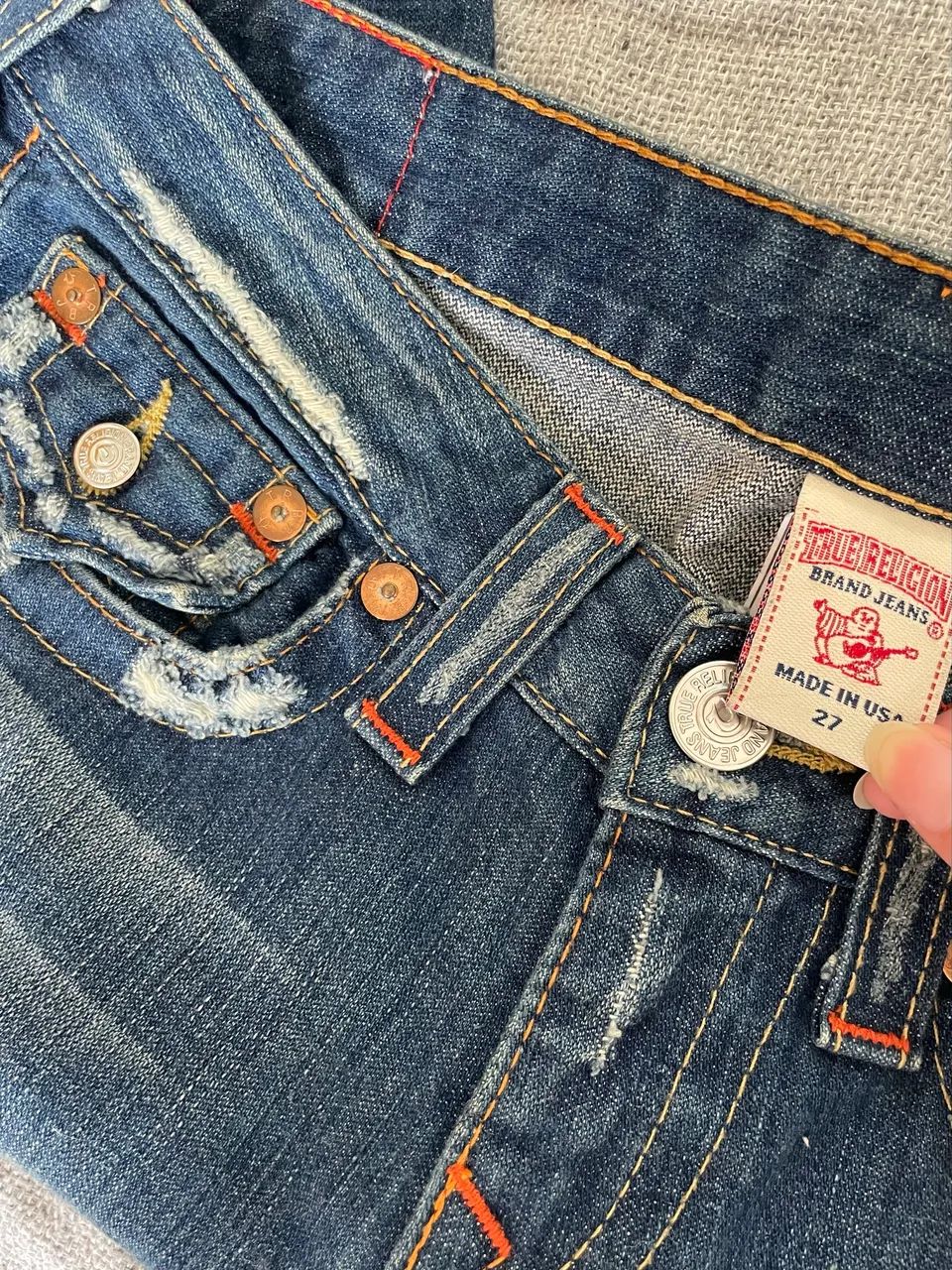 calça jeans true religion joey - Foto 4