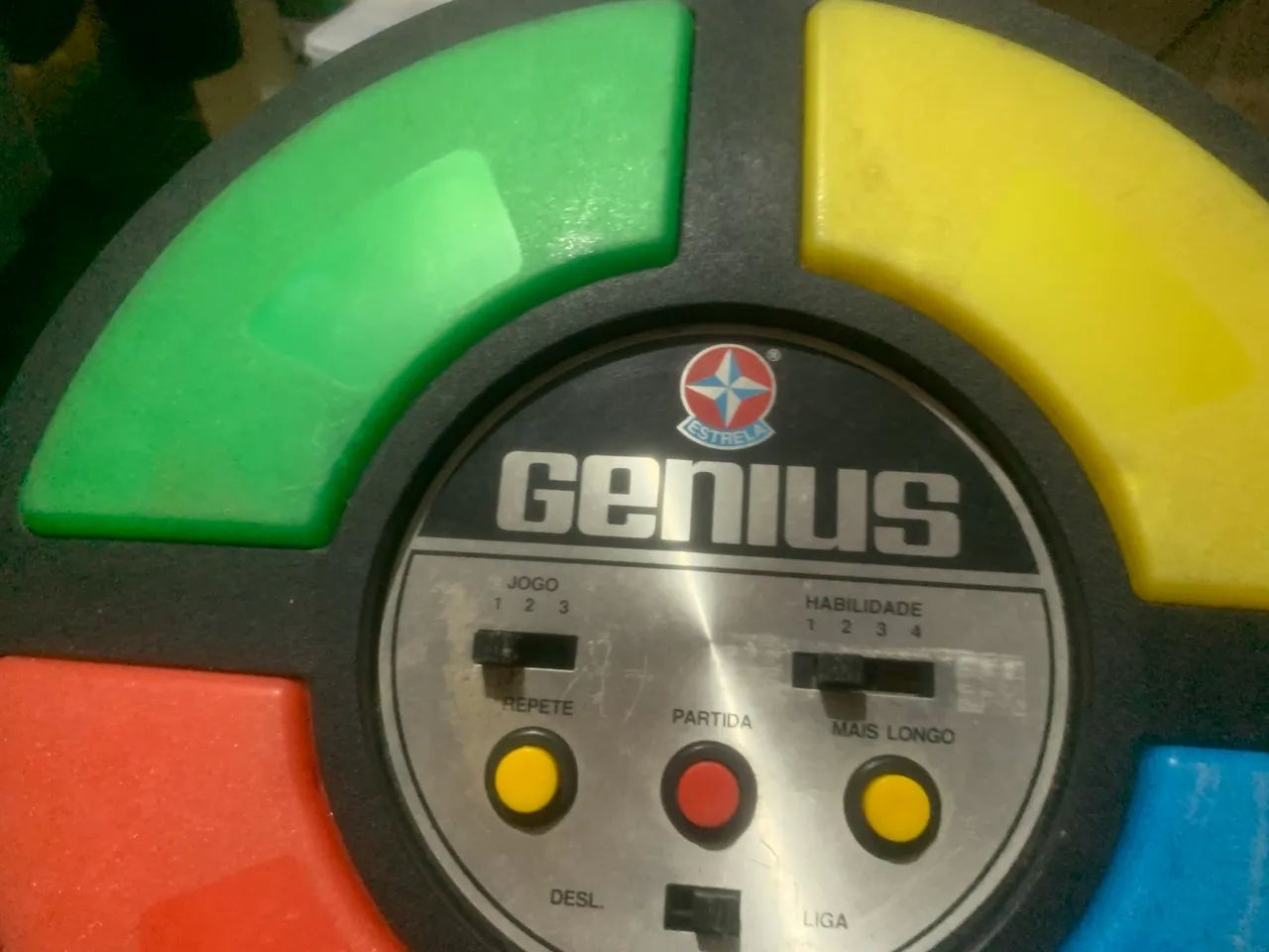 objeto é o clássico brinquedo eletrônico Genius da Estrela - Foto 2