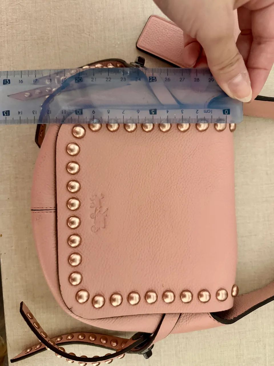 Bolsa Coach original em couro  - Foto 4